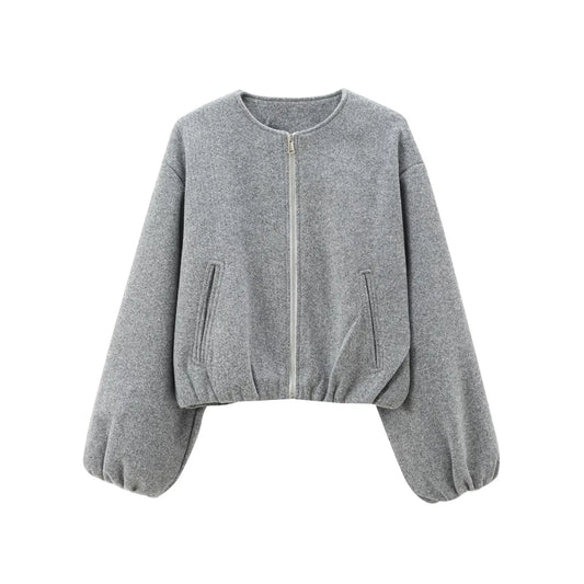 Women’s Lightweight Bomber Jacket – Relaxed Fit